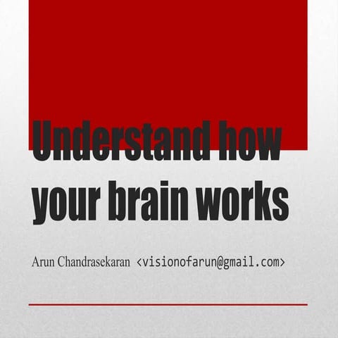 Understand how your brain works | PPT