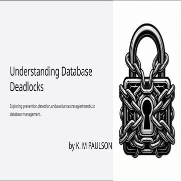 Deadlock dbms | PPTX