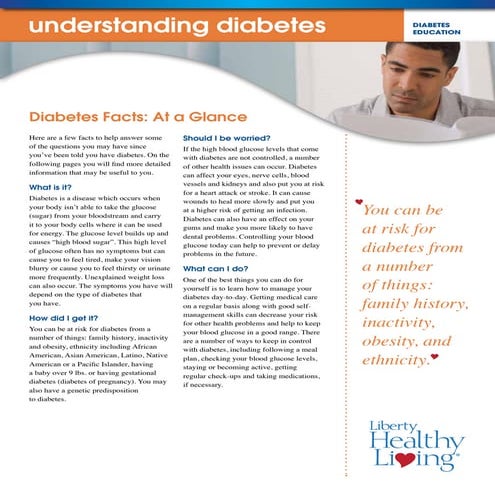Understanding Diabetes: Diabetes Facts
