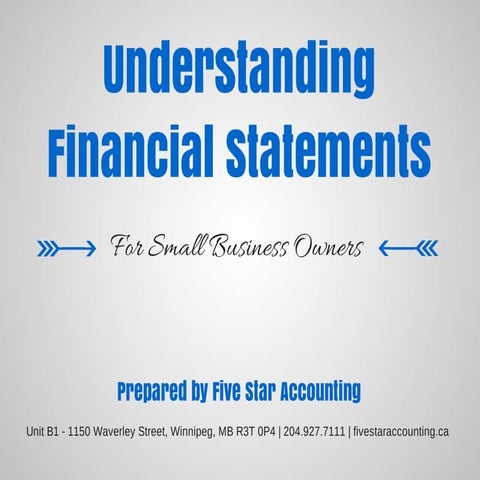 Understanding Financial Statements - For Beginners!