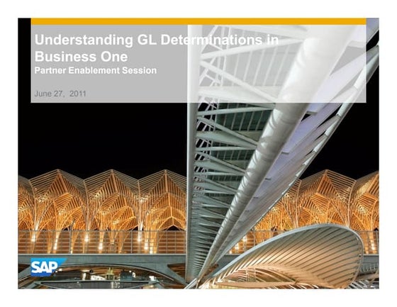 Understanding GL determinations in SAP Business One
