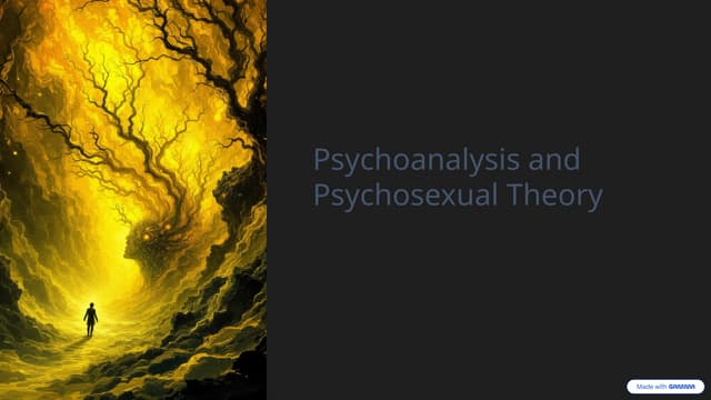 Psychoanalysis | PPTX