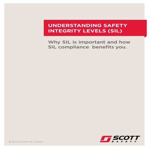 Understanding Safety Level Integrity Levels (SIL)