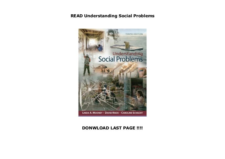 Read understanding social problems