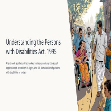 Person with disability act 1995 | PPT