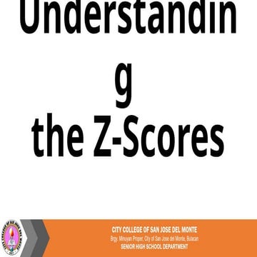 Understanding-the-Z-scores. power point presentation