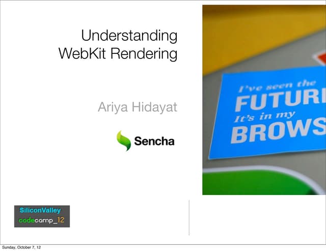 Understanding Webkit Rendering