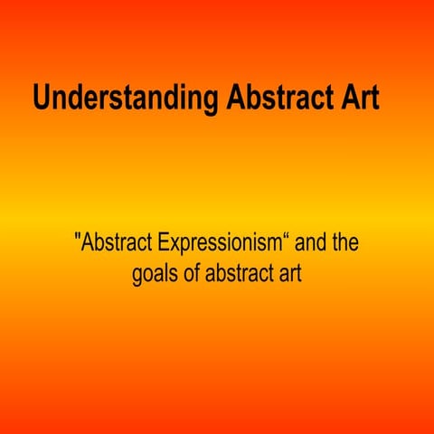 Understanding abstract art pp