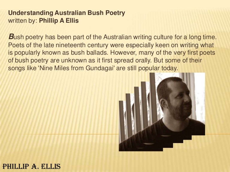 Understanding Australian Bush Poetry