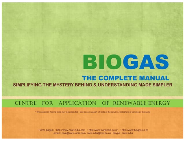 BIOGAS for Everyone : Simplified fo...