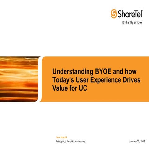 Understanding BYOE and How Today's User Experience Drives Value for UC ...