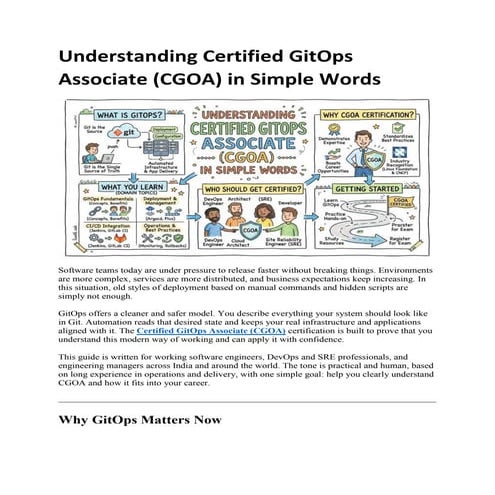 Certified GitOps Associate (CGOA) Exam – Complete Guide & Preparation ...