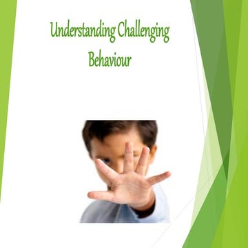 Challenging Behaviour