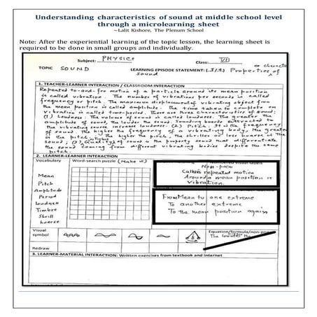 Understanding characteristics of sound at middle school level through a microlearning sheet.docx