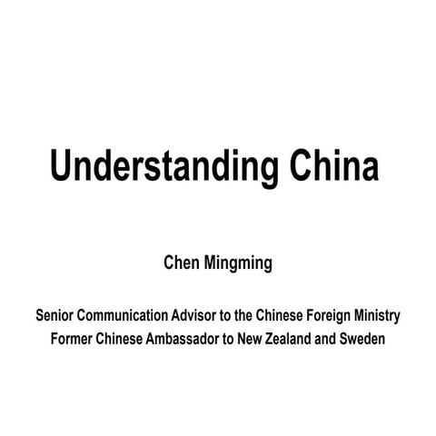 Understanding China