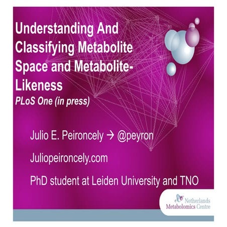 Understanding and classifying metabolite space and metabolite likeness