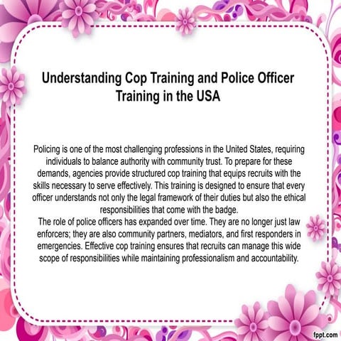 Understanding Cop Training and Police Officer Training in the USA.pptx
