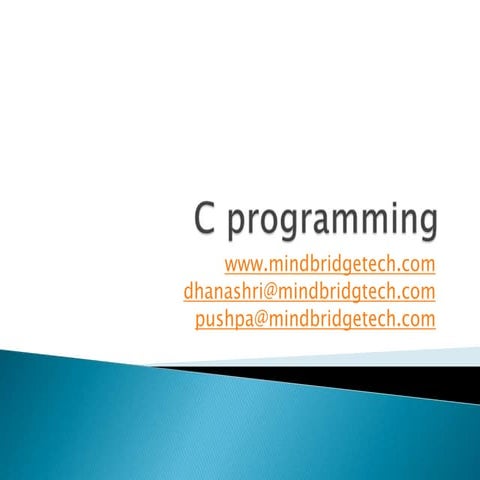 Understanding how C program works | PPT