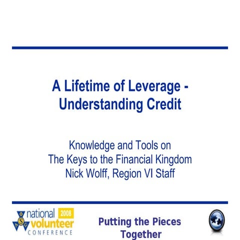Understanding credit