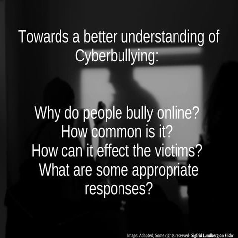 Understanding Cyberbullying