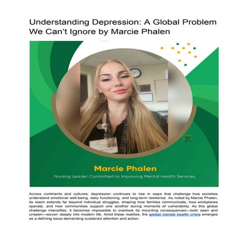 Understanding Depression_ A Global Problem We Can’t Ignore | PDF