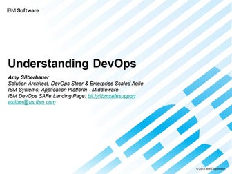 Understanding DevOps