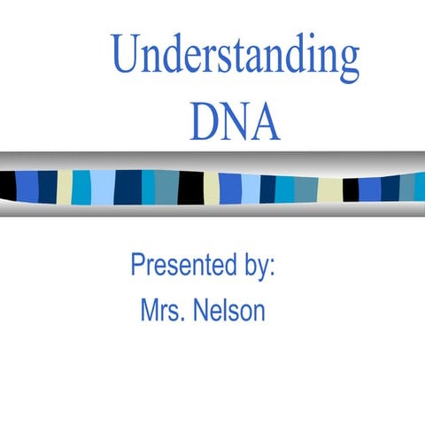 Understanding dna