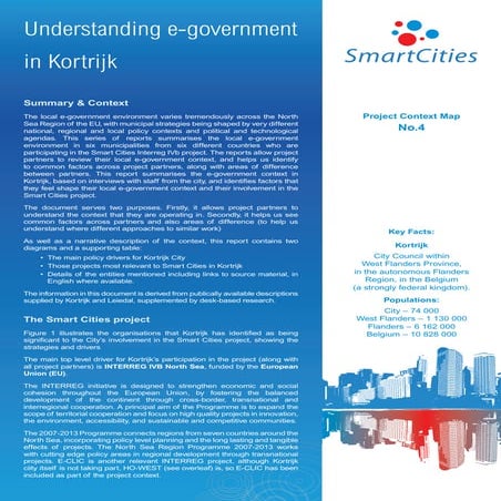 Understanding e government in kortrijk