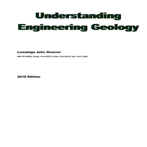 Understanding engineering geology
