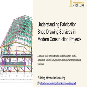 Understanding Fabrication Shop Drawing Services in Modern Construction ...
