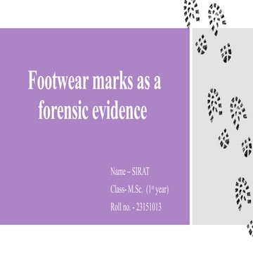 Understanding Footprints in Forensics ...........pptx