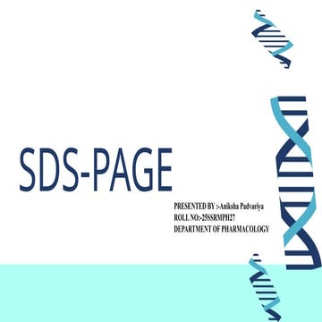 Sds-Page | PPTX