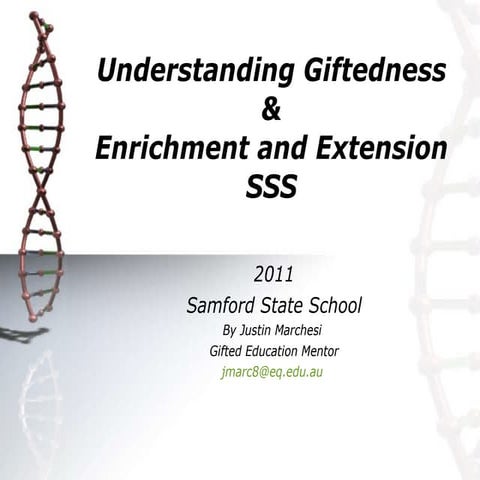 Understanding giftedness