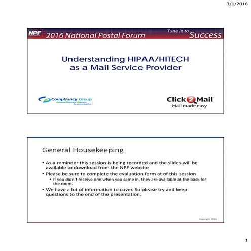 HIPAA and HITECH Compliance Guide | PDF