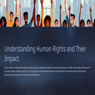 Understanding Human Rights and its implications. | PPTX