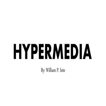 Understanding hypermedia