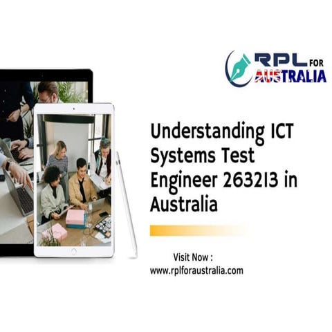 Understanding ICT Systems Test Engineer 263213 in Australia | PPTX