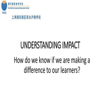 Understanding Impact  