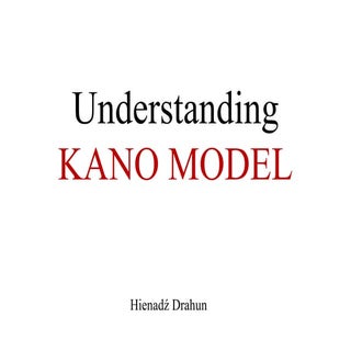 9 Secrets of Kano Model
