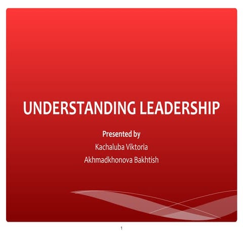 Understanding leadership