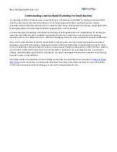 Understanding Location Based Market...