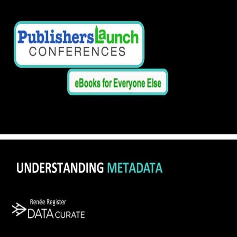 Understanding metadata sept-2011