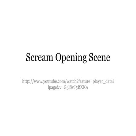 Understanding micro elements in film openings