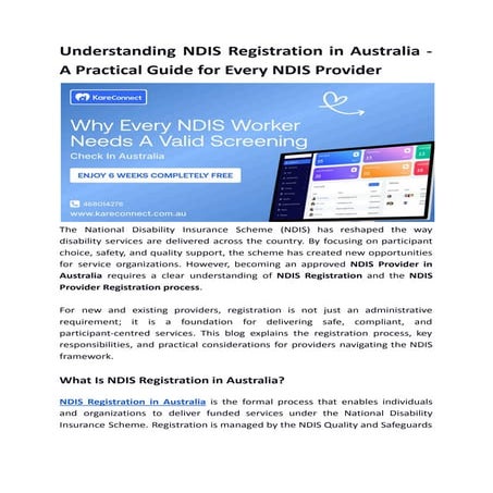 Step-by-Step Guide to NDIS Provider Application and Registration ...