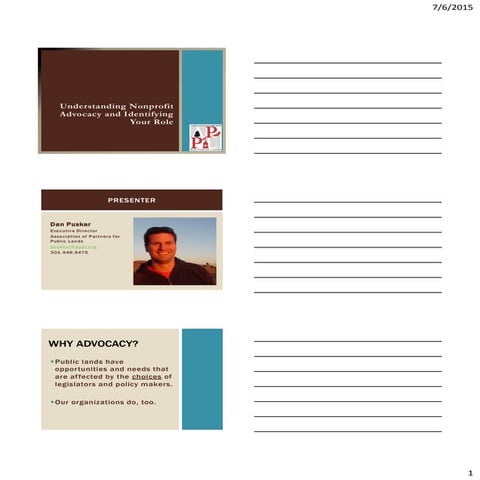 Understanding nonprofit advocacy .. | PDF