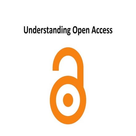 Understanding Open Access