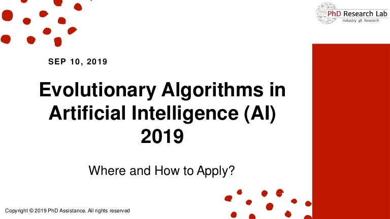 Phd thesis evolutionary algorithm