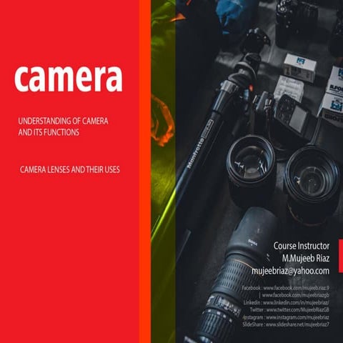 Understanding of Camera and Photography Basics 