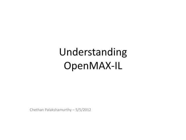 Understanding open max il