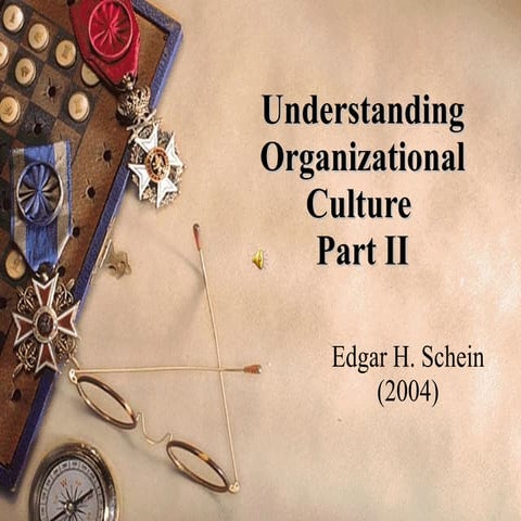 Understanding Organizational Culture Part Ii | PPT